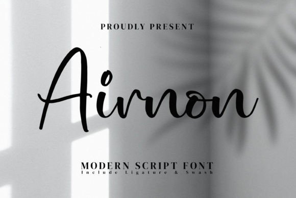 Airnon: The Handwritten Script Font That Elevates Your Campaigns