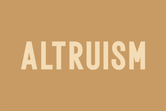 Altruism: A Modern Sans Serif Font for Editorial Elegance