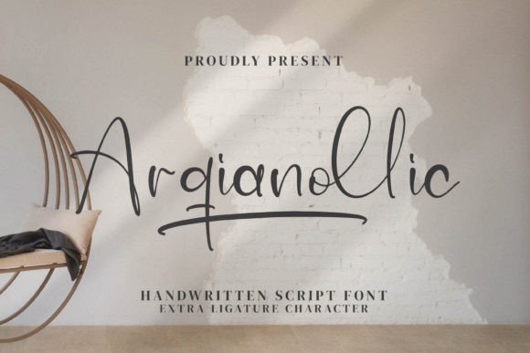 Arqianollic: A Handwritten Font for Timeless Editorial Design
