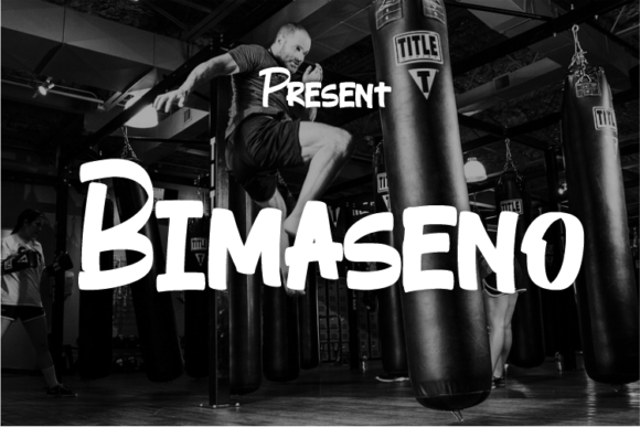 Bimaseno Script Font for Handmade Creations
