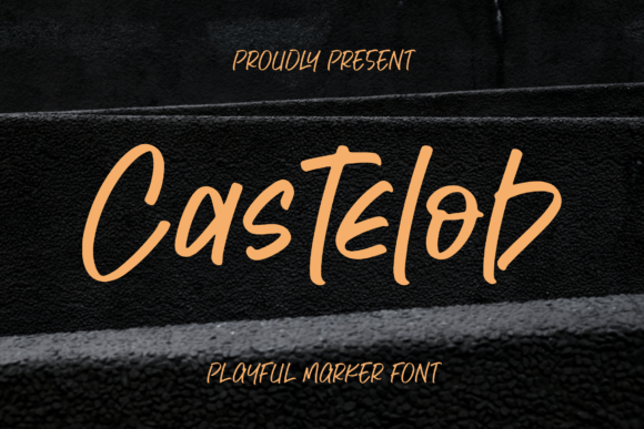 Castelob: A Playful Script Font for Modern Branding