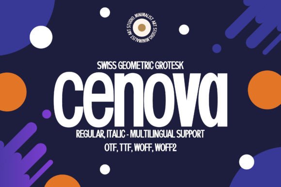 Cenova Font for Bold Digital Branding