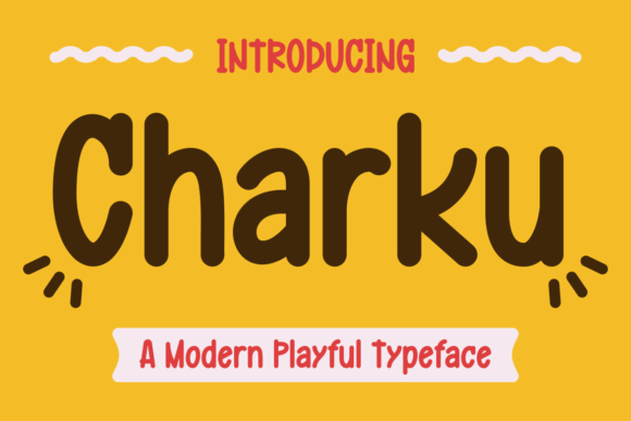 Charku: A Playful Display Font for Modern Campaigns