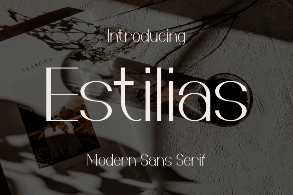 Estilias: A Modern Sans Serif Font for Editorial Design