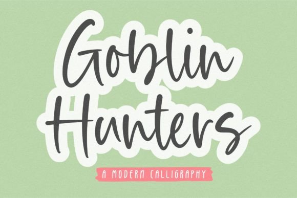 Goblin Hunters Font for Branding Projects
