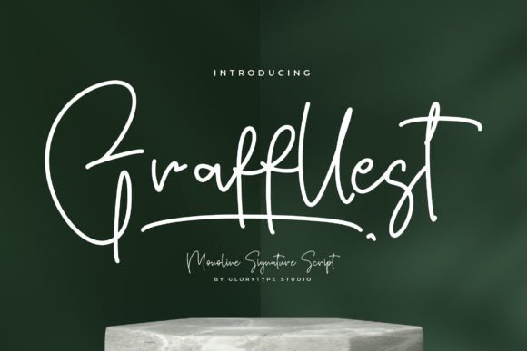 Graffllest: A Modern Script Font for Creative Branding