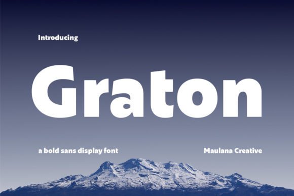 Graton: A Modern Sans Serif Font for Clean Digital Design