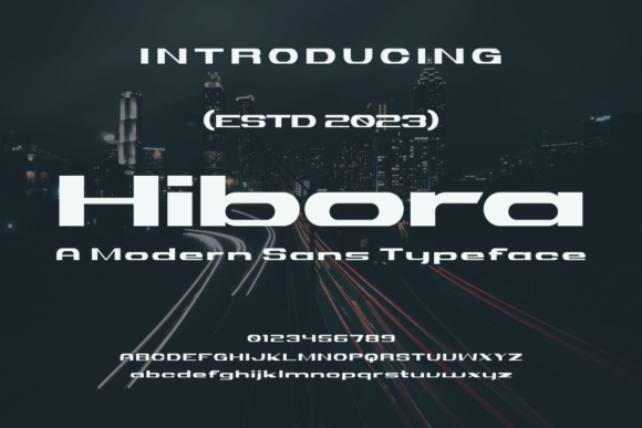 Hibora: A Modern Sans Serif Font for Editorial Projects