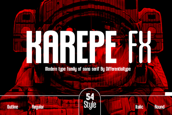 Karepe Fx: A Bold Sans Serif Font for Creative Makers