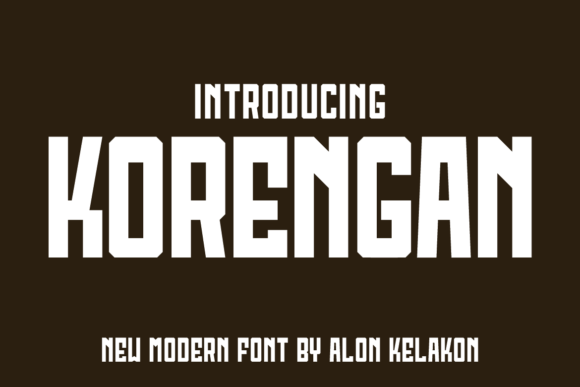 Korengan: A Modern Sans Serif Font for Contemporary Editorial Design