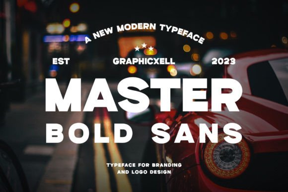 Master Bold: A Modern Sans Serif Font for Bold Branding
