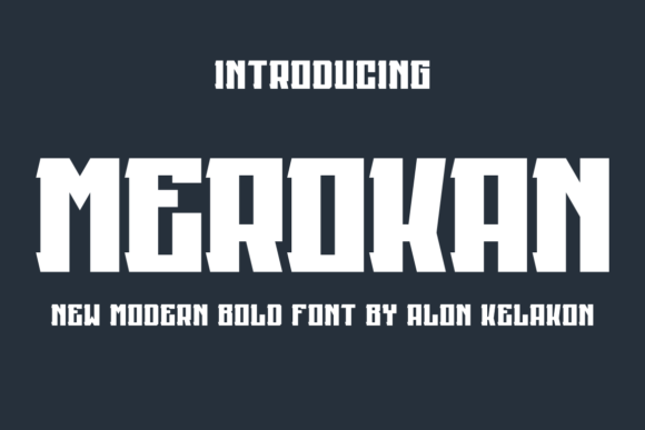 Merokan: A Modern Serif Font for Web Design Projects