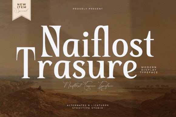 Naiflost Trasure Serif Font for Handmade Creations