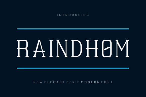 Raindhom: A Modern Sans Serif Font for Creative Makers