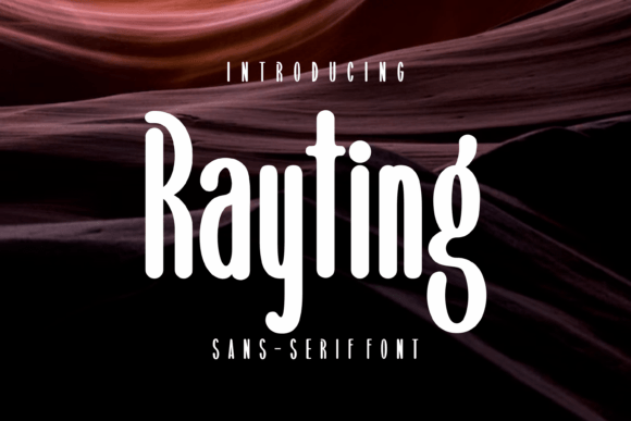 Rayting: A Modern Sans Serif Font for Digital Marketing