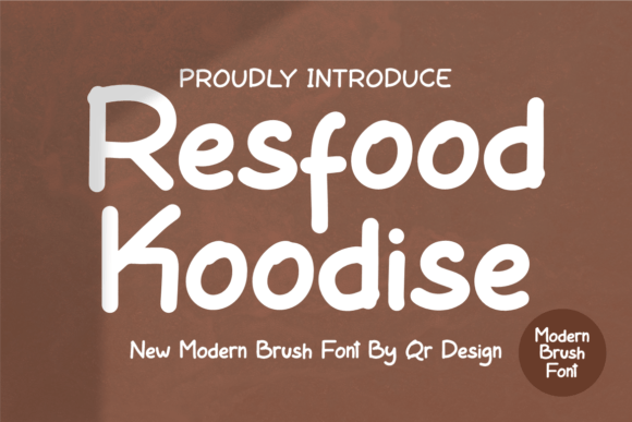 Resfood Koodise Font for Modern Brand Campaigns