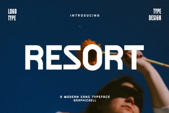 Resort Font for Modern Editorial Design