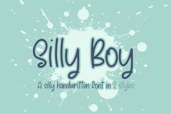 Silly Boy: A Modern Script Font for Campaign Creativity