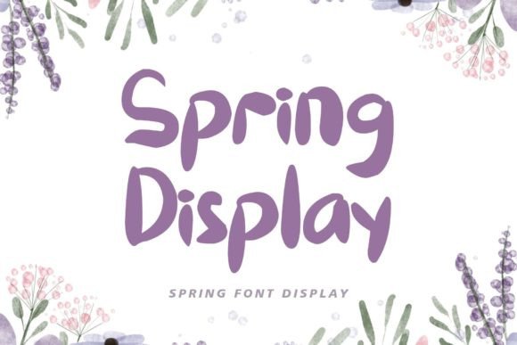 Spring Display: A Refined Font for Modern Branding