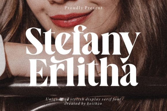 Stefany Erlitha: A Serif Font for Editorial Design