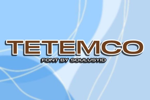 Tetemco: A Bold Sans Serif Font for Modern Branding
